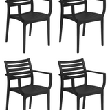 Pack 4 Sillas Atria con brazo