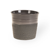 Macetero Glazed Negro