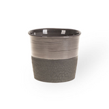 Macetero Glazed Negro