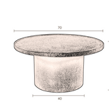 Mesa de Centro Winston Round