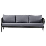 Sofá 3 Cuerpos Muses Charcoal